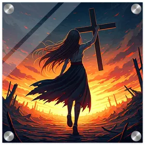 Enduring Faith - Acrylic Print 30x30 cm / 12x12″