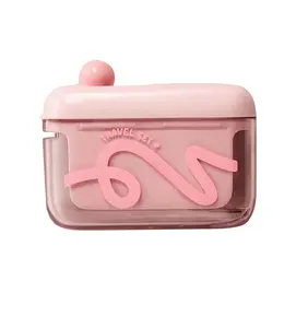 Travel-sized storage case - features an automatic pop-up dispenser, portable and refillable, perfect for oral care at home, in restaurants, and while traveling mothersdaygift tiktokshopspringglowup