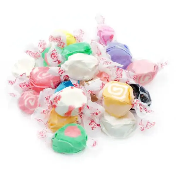 ASSORTED TAFFY MIX 1 LB of Gourmet, Old Fashioned, & Individually Wrapped, Gluten-Free, Kosher
