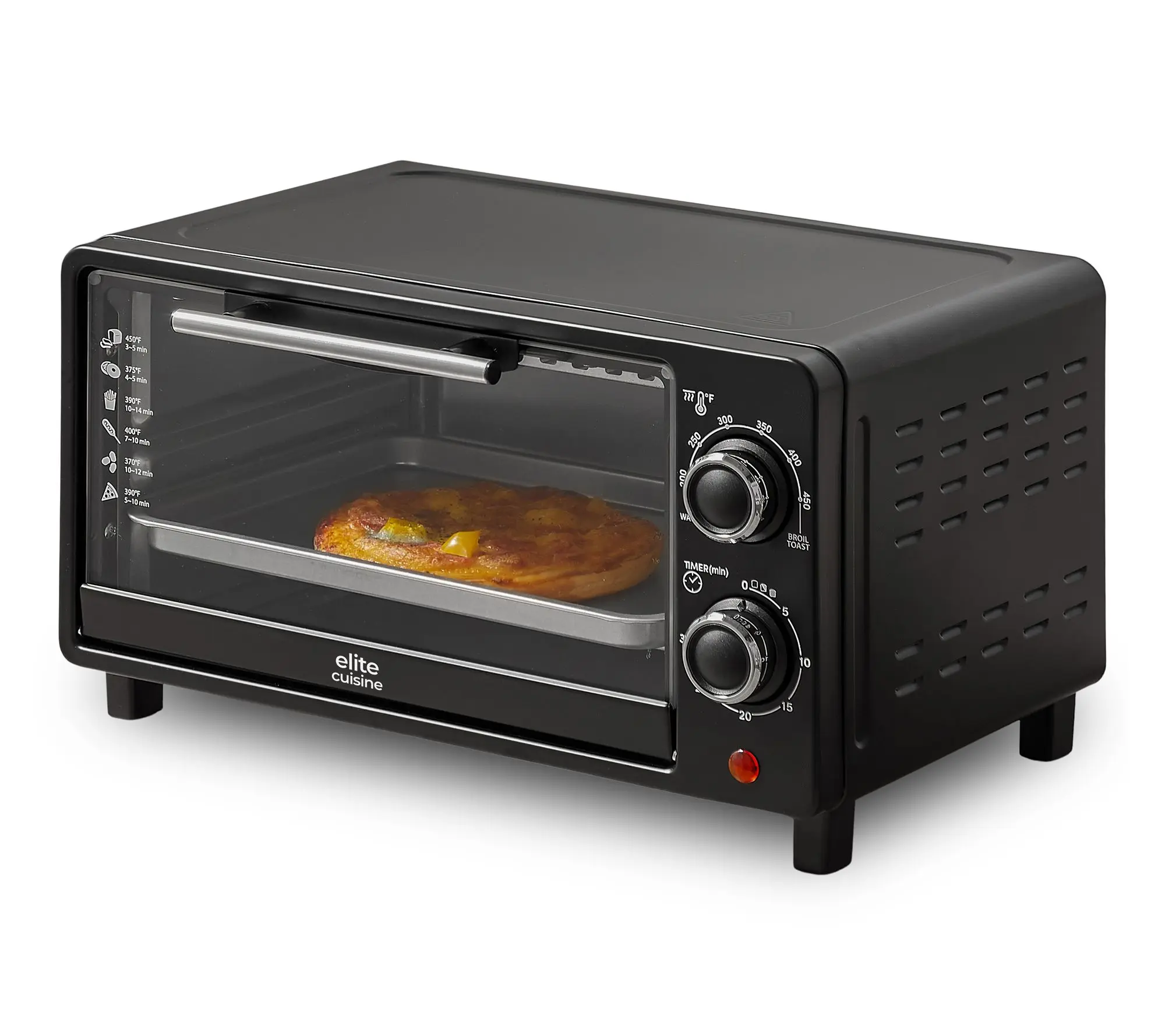 Elite Cuisine 4-slice 9.5 QT Toaster Oven Broiler Elite Cuisine 4-slice 9.5 QT Toaster Oven Broiler