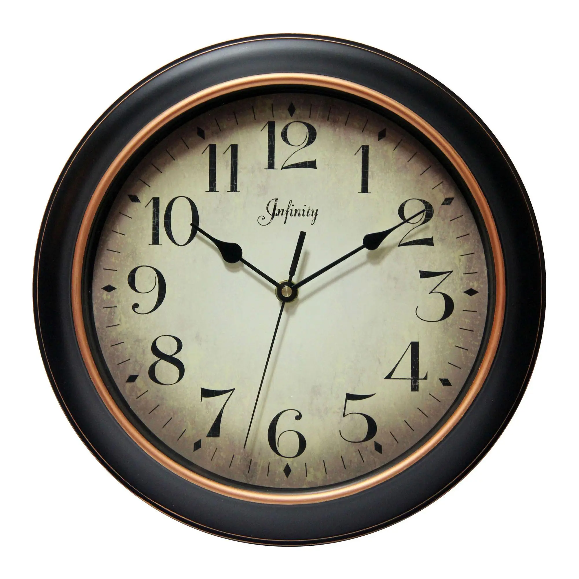 Precedent 12" Round Wall Clock by Infinity Precedent 12" Round Wall Clock by Infinity