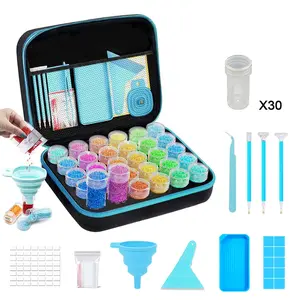 30/60/120/240 Slot Diamond Painting Storage Box, Transparent Organizer Bottle, Multi-Functional Tool Container, DIY Supplies