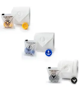 BURU SOLUTIONS Toilet Paper Stamp Cheer & Freedom Trio (3 Pack) - Add a Unique Personal Touch to Your Bathroom Decor! Ideal for Housekeeping, Hotels, Rentals, Home Staging Decor