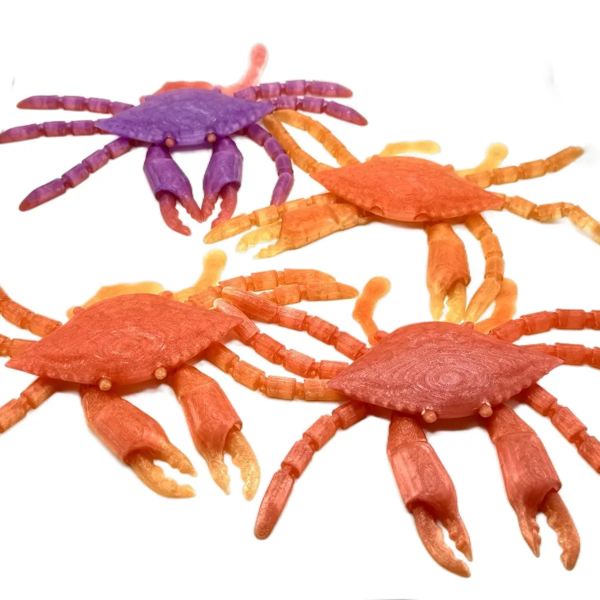 Flexible crab, articulating crab, desk crab, collectible crab figure