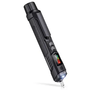 Neoteck Voltage Tester Non Contact Voltage Tester AC 12-1000V/48V-1000V Adjustable Sensitivity Voltage Detector Live/Null Wire Distinguish with LCD Display Buzzer Alarm Wire Breakpoints Finder