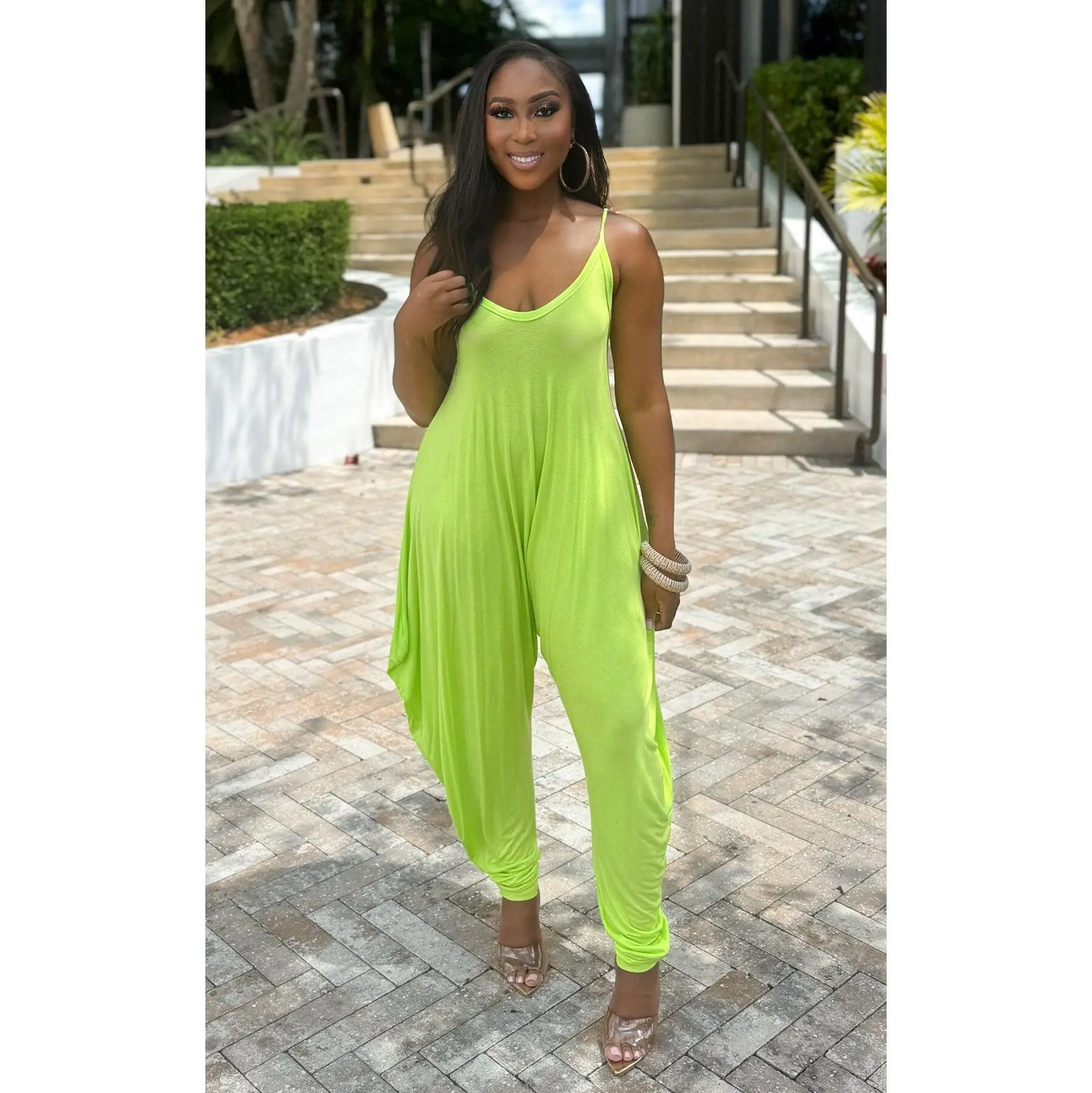 Jumpsuit Baby Neon Green