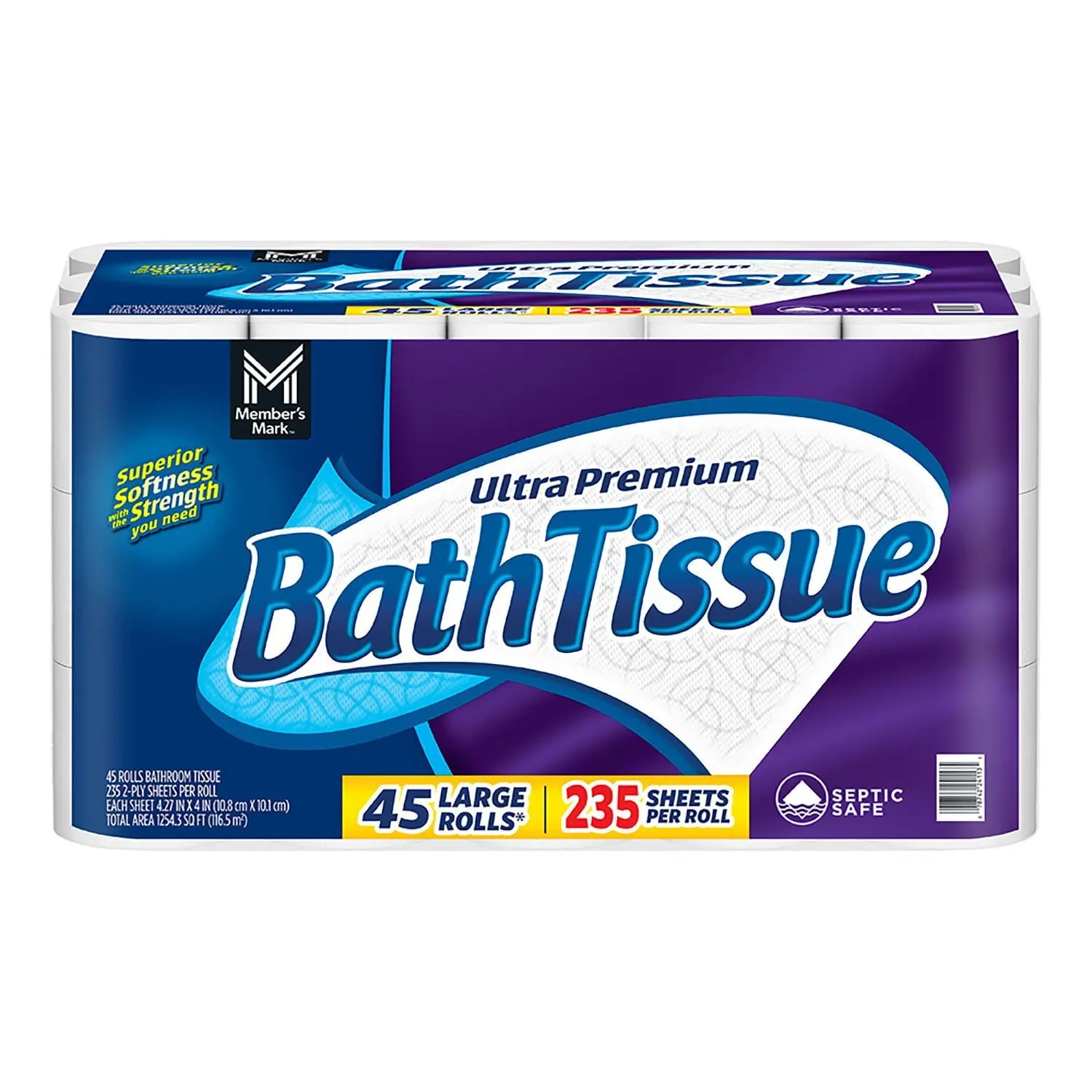 Kirkland Signature Bath Tissue, 2-Ply, 380 Sheets, 30 Rolls