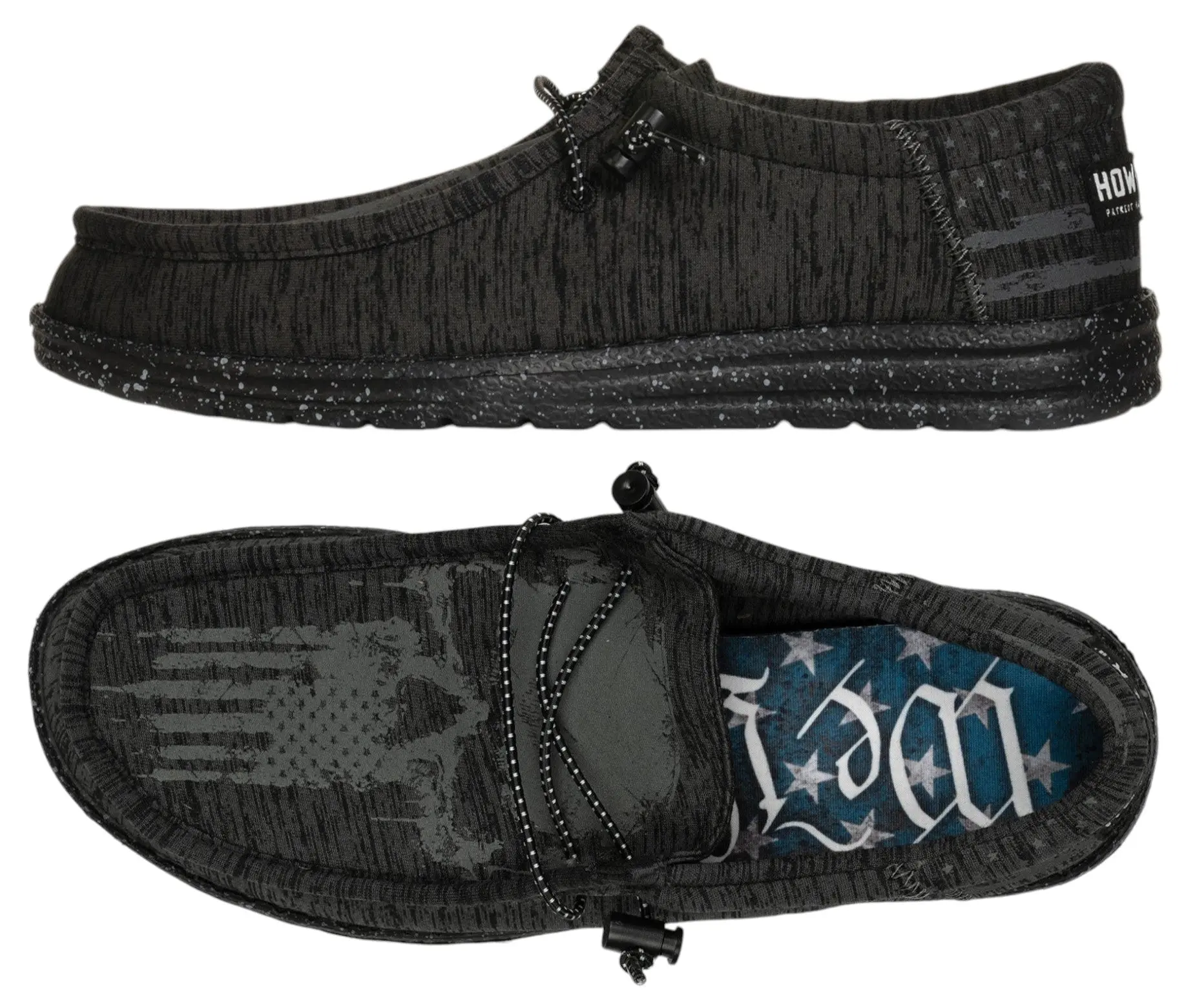 Howitzer Men's Slip-On Casual Sneakers - Camo Print, Foam Cushioned, Soft, Elastic, Breathable Roam Live Free Shoes