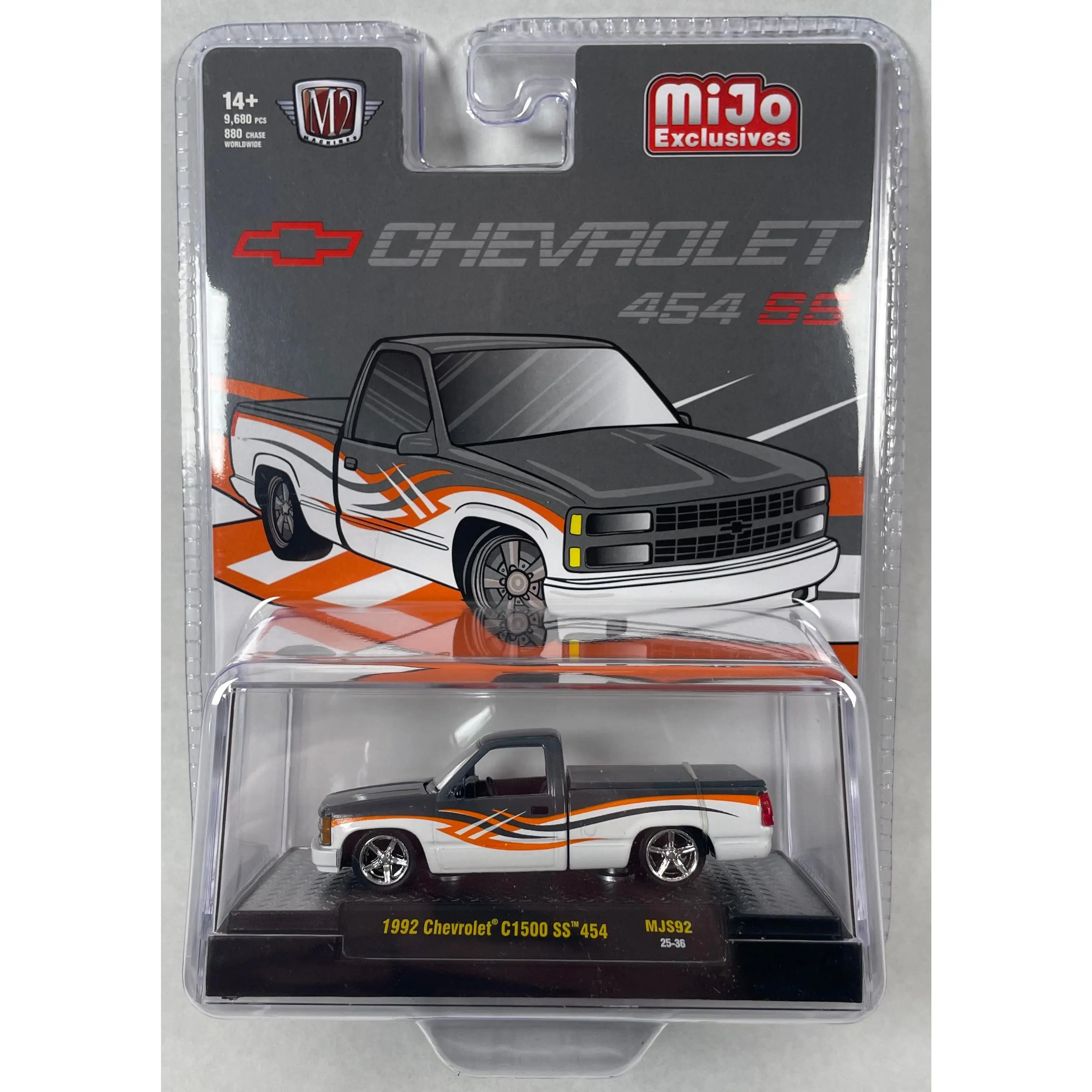 M2 1:64 Mijo Chevy 1992 C1500 SS454 Custom