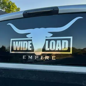Wide Load Empire Longhorn Decal Wide Load Empire Longhorn Decal