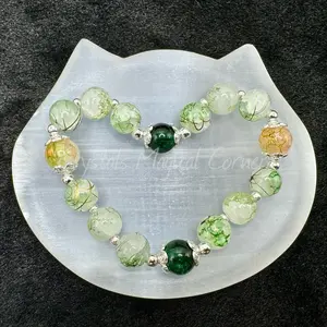 “SPRING MEADOW” Series ~ High Quality Glass Beads Bracelet.
