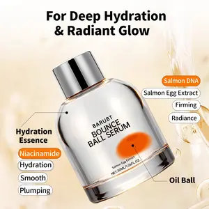 Barubt Bouncing Ball Serum, Hydrating Brightening Serum, Smooth Skin Formula, Fast Absorbing, Ideal for Daily Use