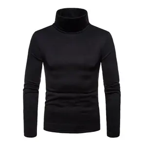 Static Cuff Autumn Winter Mens Turtleneck Sweaters Casual Thermal Long Sleeve Slim Fit Pullovers Stretch Basic Tops Sweatshirt Jumper TShirt