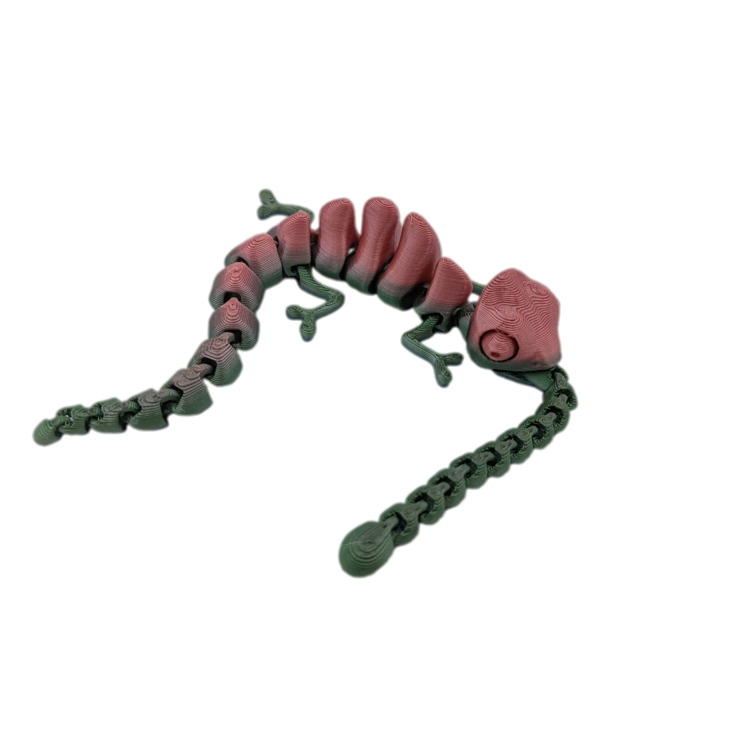 3D Printed Articulated Chameleon Fidget Toy