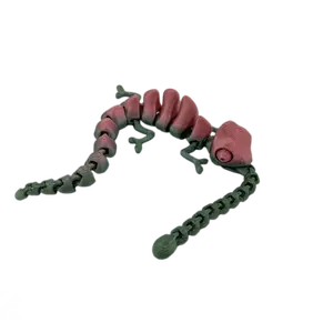 3D Printed Articulated Chameleon Fidget Toy