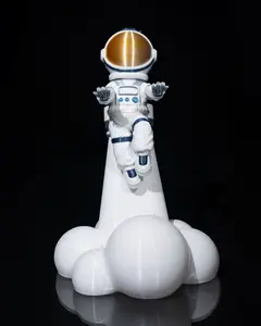 Astronaut Gaming Controller Stand, Space-Themed Holder for Gamer Setups