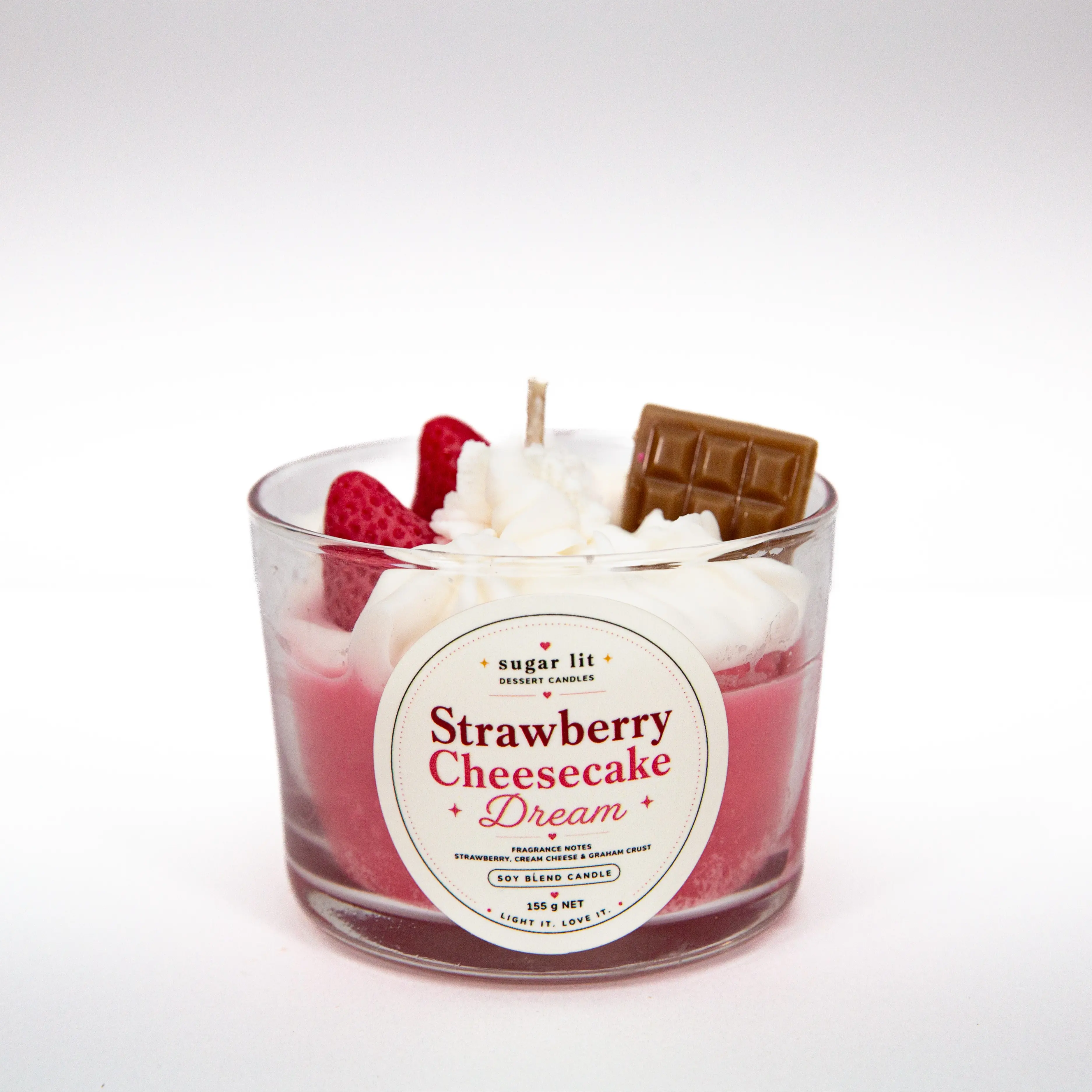 Strawberry Cheesecake Dream — Bakery Dessert Candle