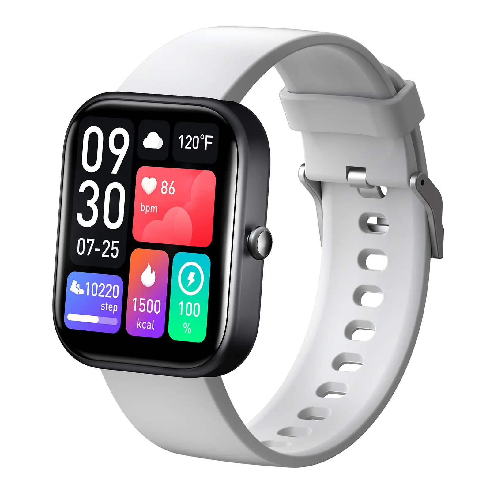 [DealsForYouDays]Ntaanoo 2026 T30 Smart Watch 1.69'' HD Touch Screen Fitness Tracker for Women & Men Heart Rate & Blood Oxygen Monitor Sleep Tracker IP68 Waterproof Magnetic Charging Compatible with Android & iOS Stylish Gift Watch - Wearable, Monitoring,