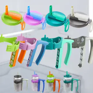 DIPESI 4-Piece Kids' Soda Can Lids — BPA-Free — Ideal for Parties, BBQs, Camping, and Travel — Portable & Collapsible Beverage Can Covers