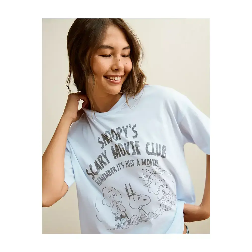 AE Oversized Peanuts Halloween Graphic T-Shirt