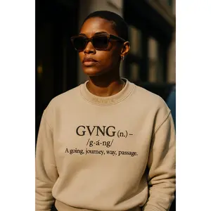 Pre-Order GVNG Uniform Sweatshirt — Where Frequency Meets Legacy