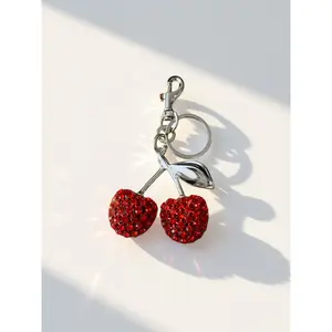 Iris Bling Charms #C011 - Personal Style Cherry Keychain, Perfect for Gifting - By Iris & Rainbow