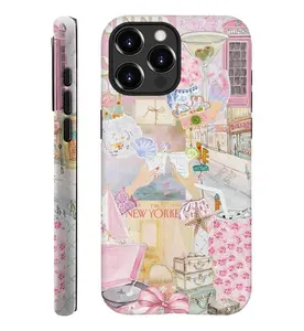 Vintage Pink Aesthetic Collage iphone For IPhone 11 12 13 14 15 16 17