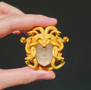 Medusa Greek Mythology Ring - Gothic, Exotic, Luxury Unisex Statement Costume Jewelry Accessory