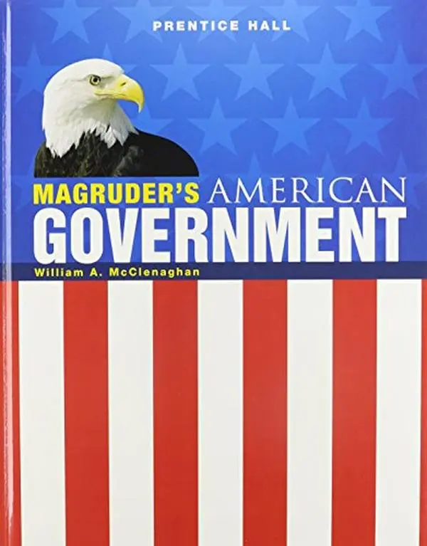 USED Book - Magruder's American Government 2009 Student Edition by William A. McClenaghan (Hardcover) - english