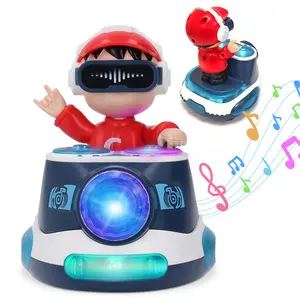 Dancing DJ Music Light Up Toy, 1 Box Random Style Funny Music Light Up Toy, Creative Birthday Gift, Educational Toy for Boys & Girls, Musical Light Up
