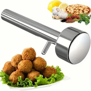 Stainless Steel Meatball Maker, Press Design, Easy to Clean, Durable Metal Material, Perfect for Home & Commercial Kitchens