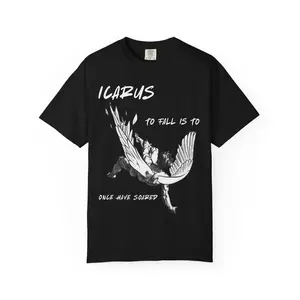 Icarus Greek T-Shirt, Gym Workout Tee, Pump Cover, Fitness Gift, Lifters Shirt