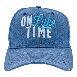 On Lake Time Hat Funny Summer Vacation Outdoors Cap Funny Hats Funny Summer  Novelty Caps for Men Blue - Standard