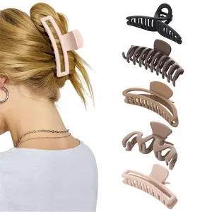 5-piece suit Large Claw Hair Clips for Thick Hair Big Banana Hair Clip for Women Nonslip Strong Hold Butterfly Hair Claw Clips