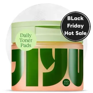 JIYu Korean Skincare Anti-Aging, Dark Spot & Wrinkle Minimizing Toner Pads with Snail Mucin, Centella Asiatica, Niacinamide, Peptide Complex -100 ct.