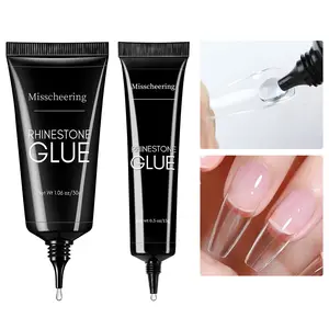 15g/30g Nail Art Strong Disposable, Decoration, Metal Jewelry, Non-Flow Drill Adhesive Multifunctional Transparent Nail Polish Gel manicure Supplies Nail Extension Gel, Glue Nails Extension
