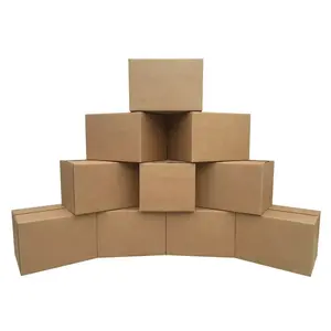UBMOVE 10 Medium Cardboard Moving Boxes 18" x 14" x 12"