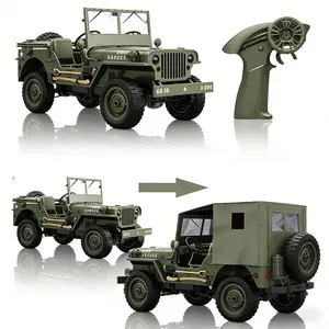 C8815 Four-Wheel Drive Off-Road Jeep Remote Control Toy, Multi-Terrain RC Car, Simulation Dashboard, Strong Motor, Long Battery Life