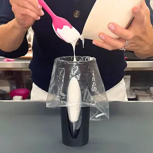 Pink Easy Fill Piping Bag Holder Limited supply