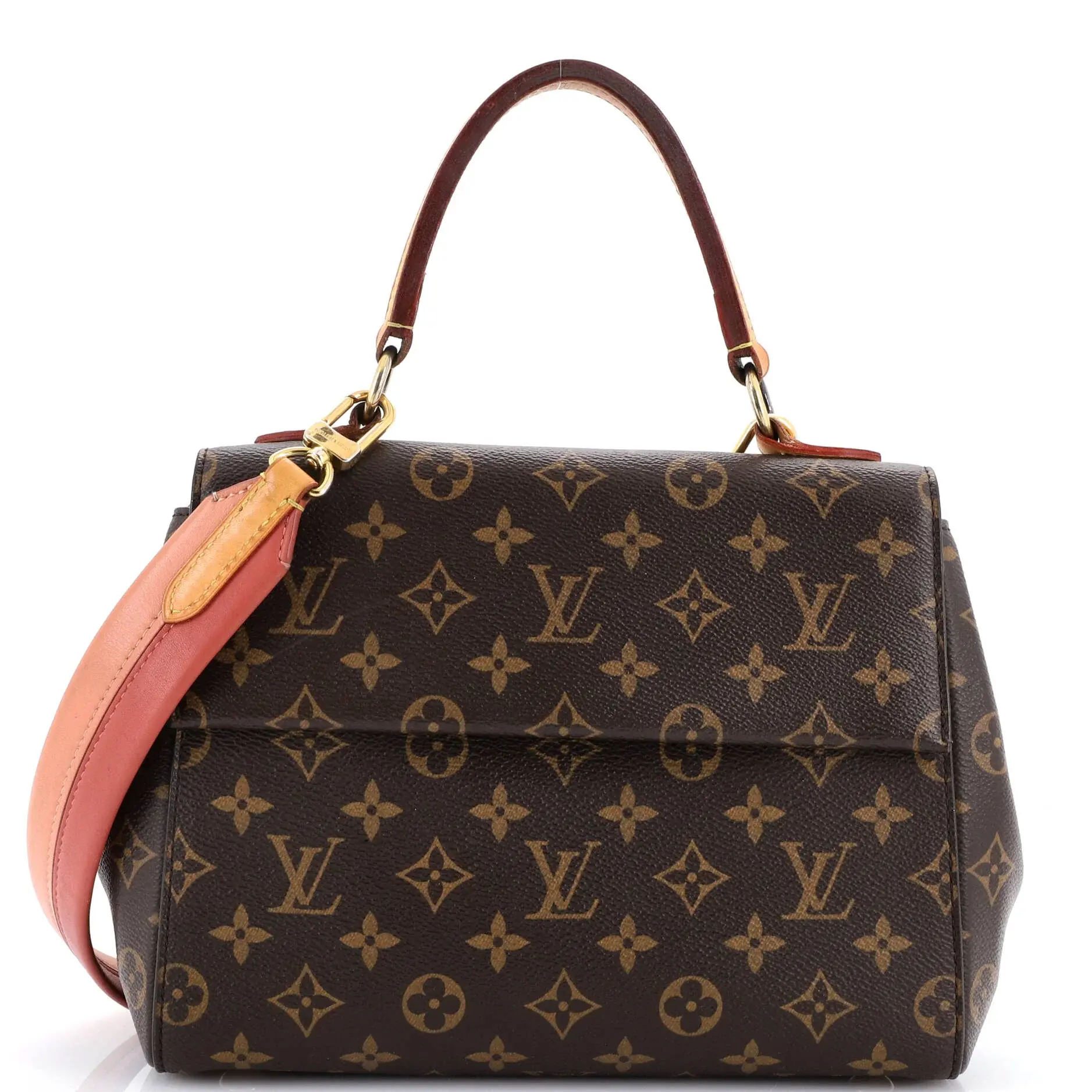 Pre-owned Louis Vuitton Canvas Coated Top Handle Bags Cluny Top Handle Bag Monogram Canvas BB by Rebag