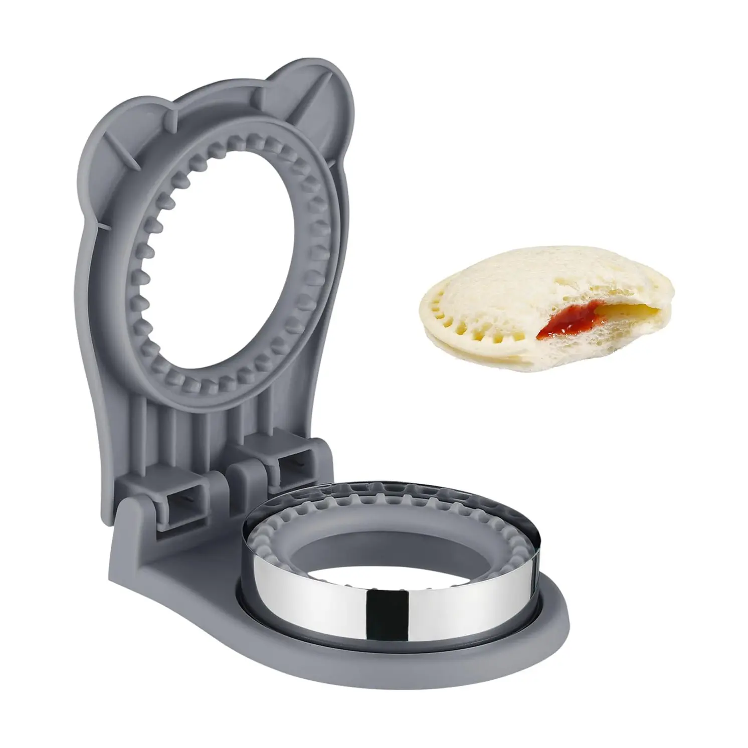 Round Sandwich Bread Mold, Sandwich Cutter Machine, Kids Lunch Tool, Round Sandwich Cutter and Sealing Tool, Breakfast and Lunch Processing Tool, Baking Utensils Supplies, Baking Tools, Baking Accessories, Baking Gadget, Kitchen