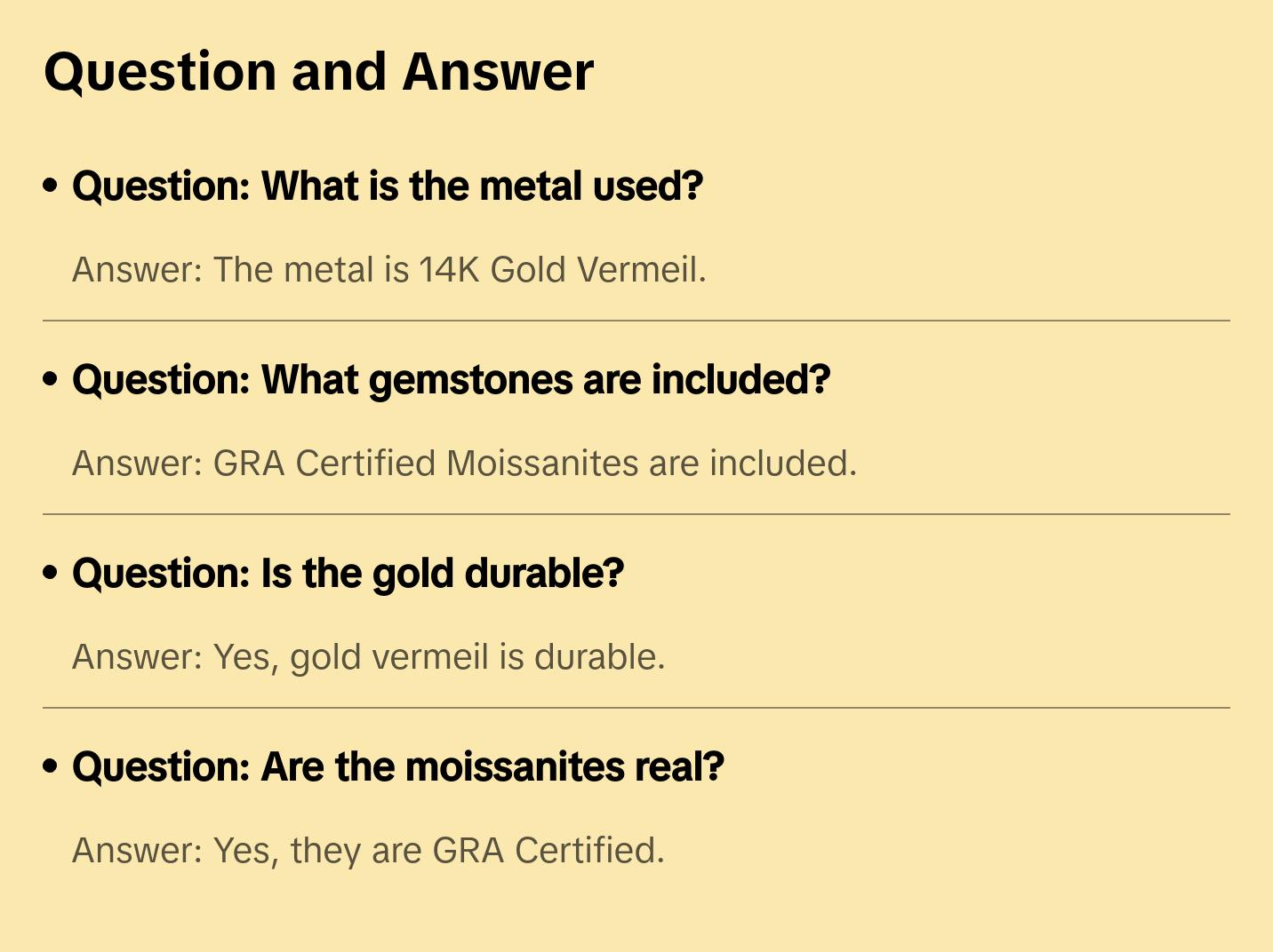 CERBERUS Bangle with Moissanites 14K Gold Vermeil