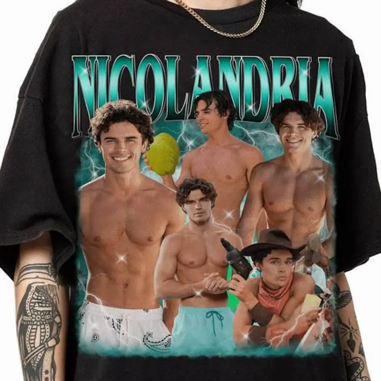 Nicolandria Homage Shirt, Nic Vansteenberghe Retro 90s Bootleg Style Comfort Colors Tee, Funny Tv Show Inspired, Fan Lovers Shirt