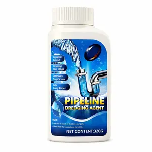 Powerful Drain Unblocker, Effective Clog Remover, Quickly Dissolves Grease, Hair & Dirt for Kitchen and Bathroom Drains