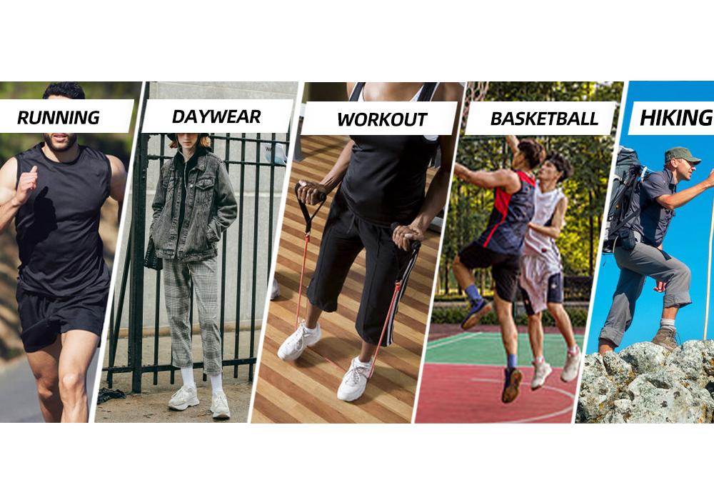 12 Pairs Professional Sports Socks for Men Women Ankle Socks with Cushioning Arch Support Cotton Moisture Wicking Odorless Durable for Basketball Running All Season Universal