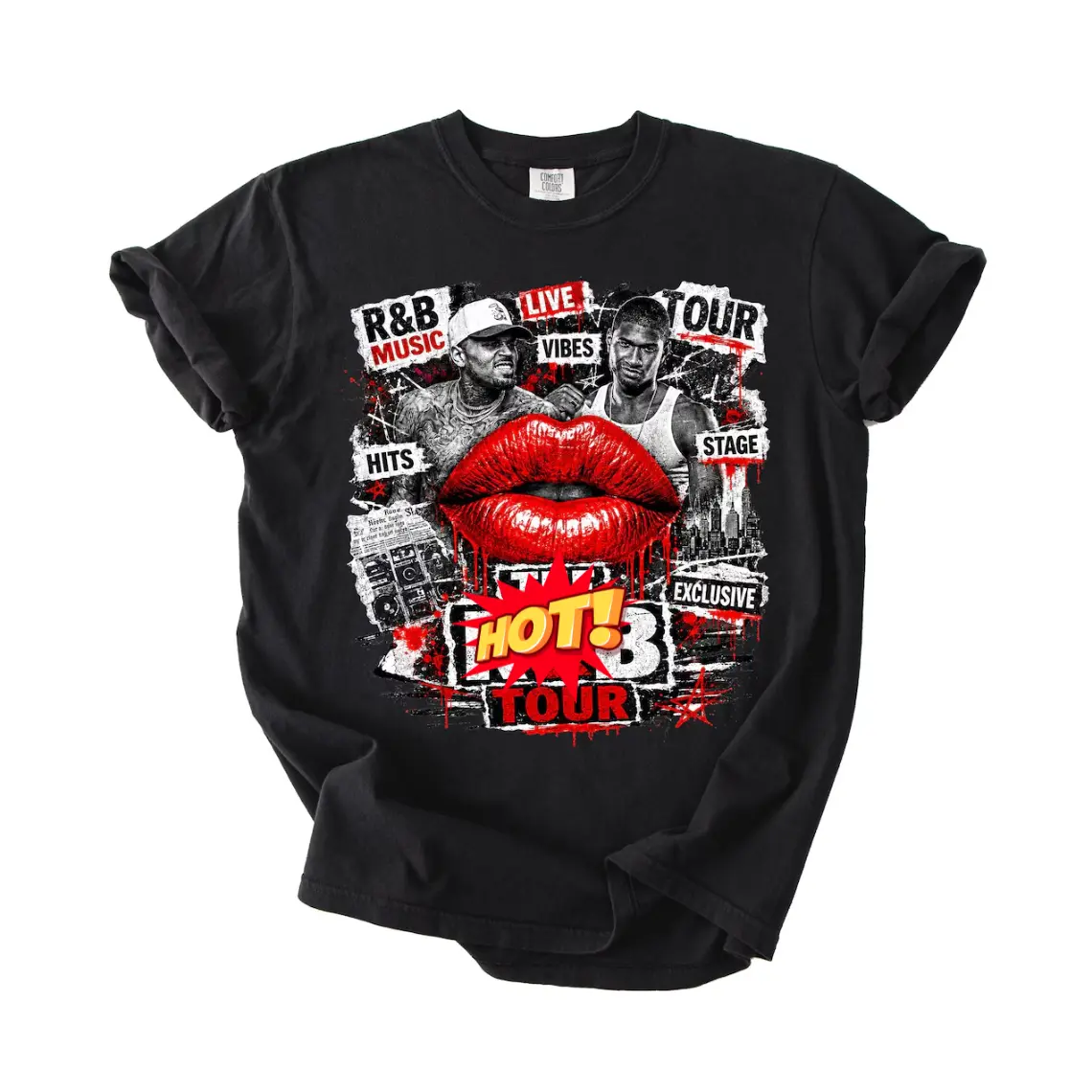 Ch.Brown Usher Raymond The R&B Tour 2026 Unisex Tee A0C