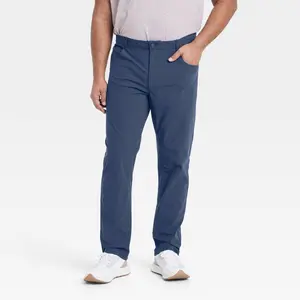 Men's Big Slim Fit 5-Pocket Pants - All In Motion Navy Blue 42x30