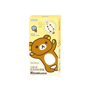 New Genuine Maihe Rilakkuma Phone Strap Blind Box Cute Kawaii Phone Strap Keychains Ornament Gift Gulu Gulu Series Mystery Box