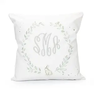 Laurel Wreath with Bunny Pillow