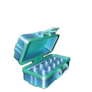 Volum3D Parametric Vial Boxes Protect Vials from Damage and Contamination - Storage Container with Clear Lid
